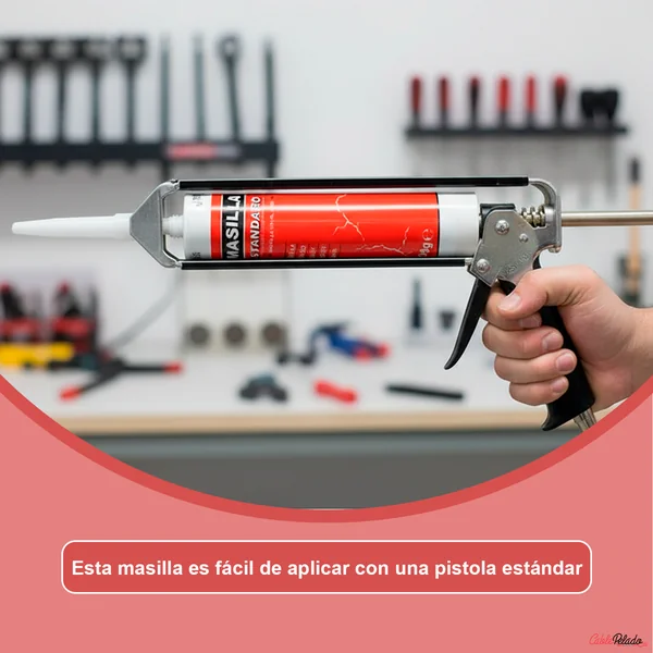 Masilla Standard Para Pistola 400 Gramos Blanco