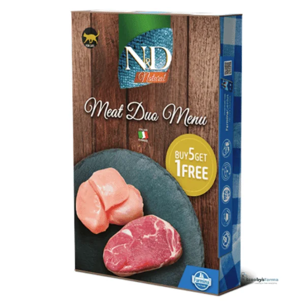 MEAT Duo Menú ND Natural latas gatos 6x70 g