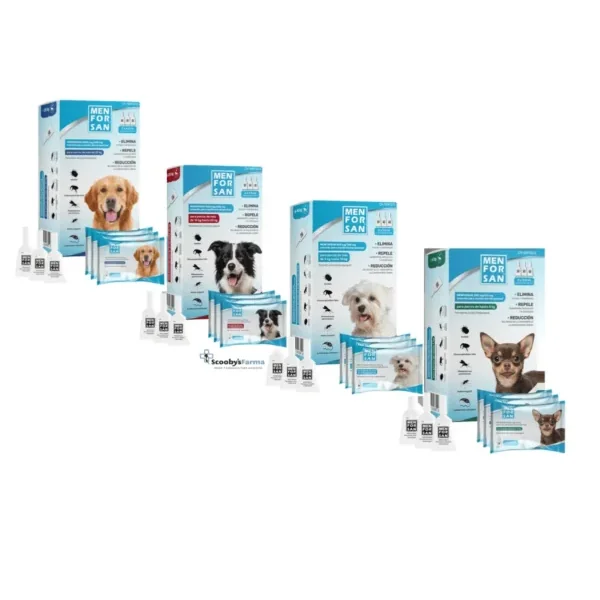 Menforsan Pipetas antiparasitarias perros 3 pipetas