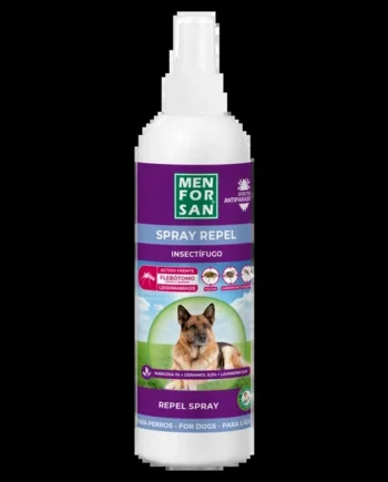 Menforsan Spray Repelente 250 ml para Perros Efecto Antiparasitario