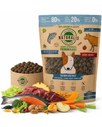Menú salmón y ternera Naturalis Smart Barf