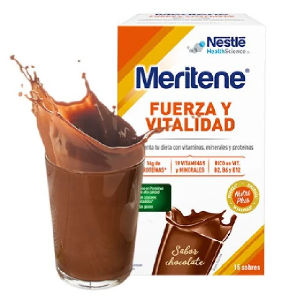 Meritene Batido Multivitamínico de 4 Sabores | 15 Sobres
