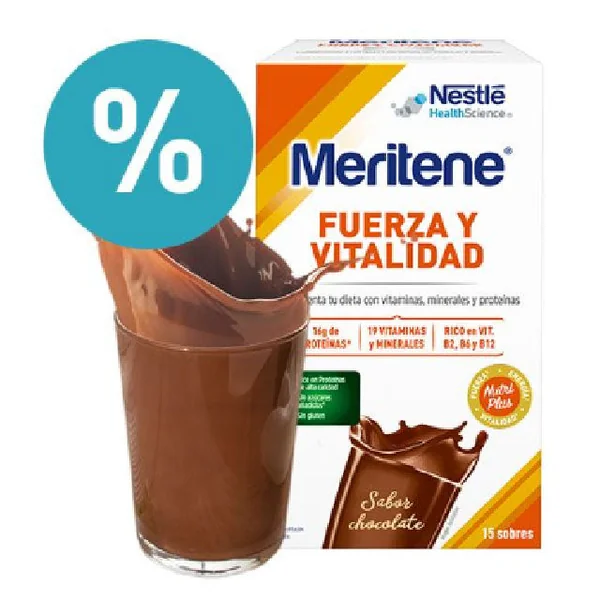 Meritene Batido Multivitamínico de 4 Sabores | 15 Sobres