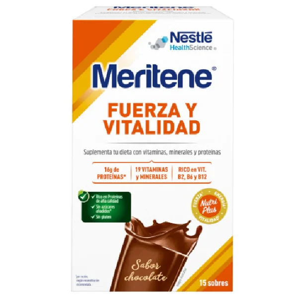 Meritene Batido Multivitamínico de 4 Sabores | 15 Sobres
