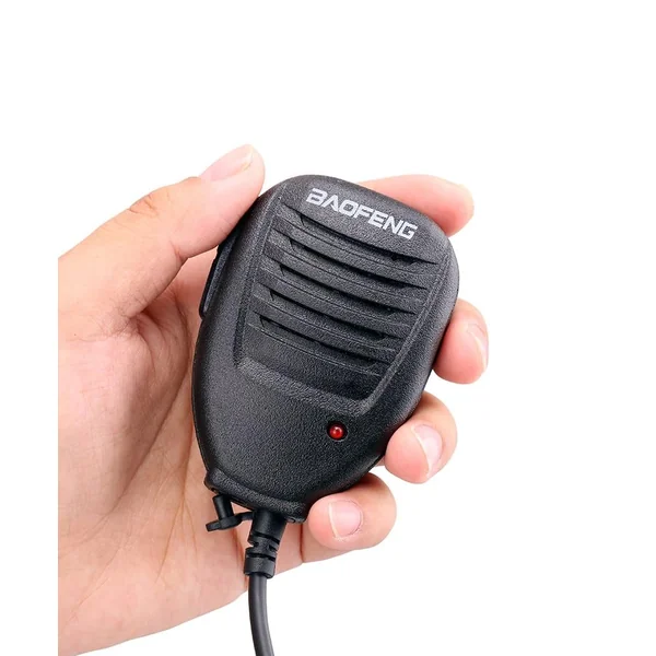 Microfono-altavoz para Walkie Talkie Baofeng UV-5R Negro