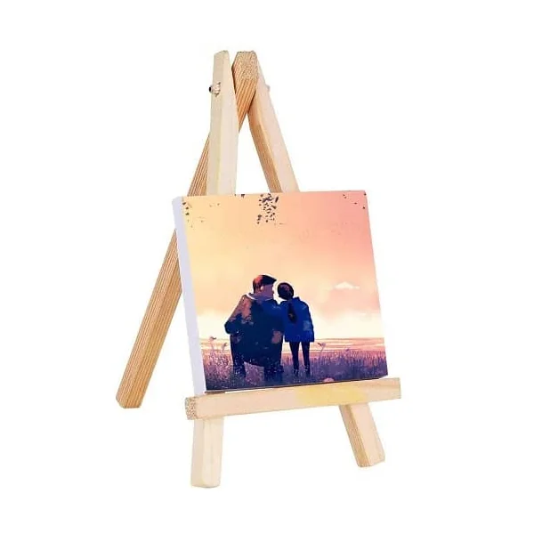 Mini-caballete de pintura para escritorio 24 cm