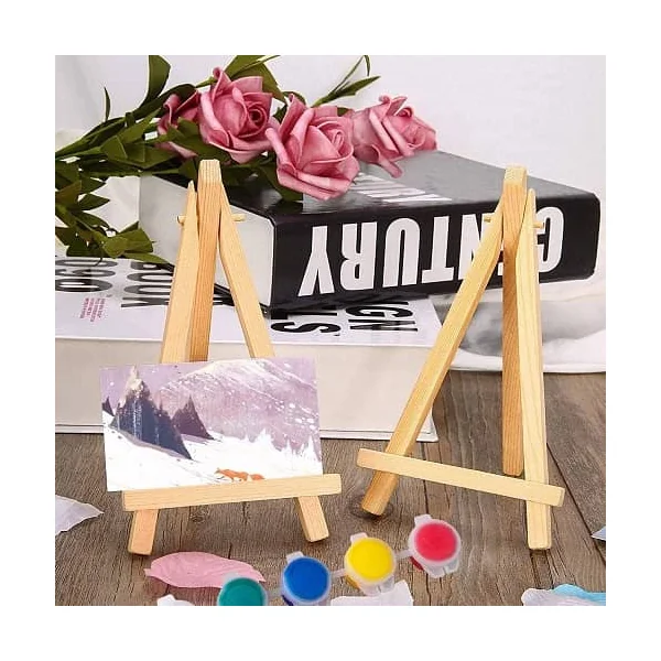 Mini-caballete de pintura para escritorio 24 cm