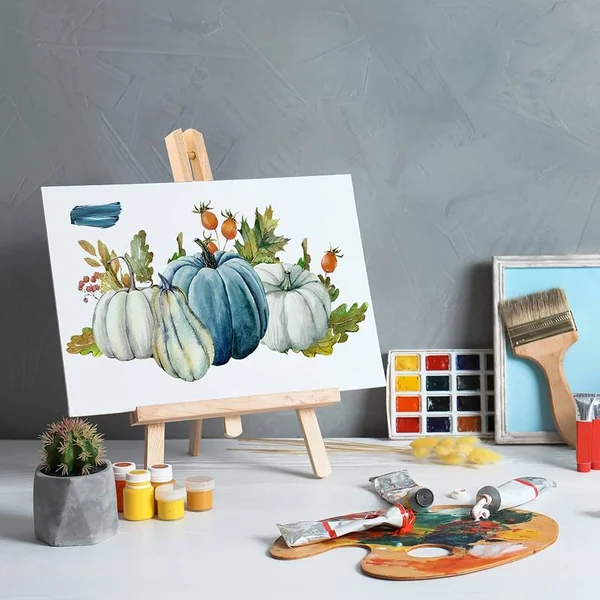 Mini-caballete de pintura para escritorio 30 cm