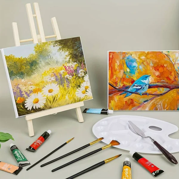 Mini-caballete de pintura para escritorio 40 cm