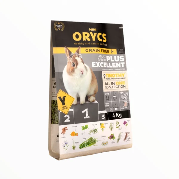 Miniorycs Pienso Plus Excellent Grain Free Adult Rabbit