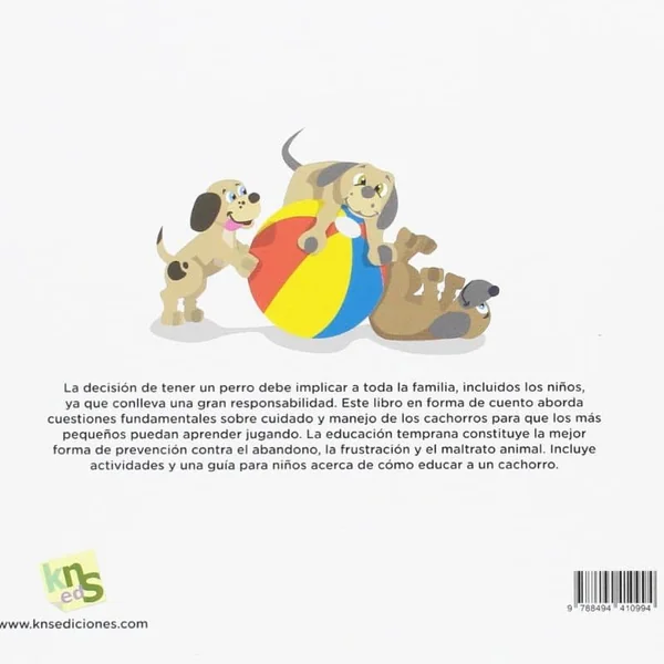 Miriam educa a su cachorro