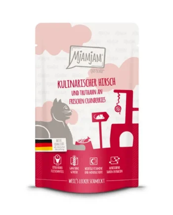 MjAMjAM - Carne de Venado y Pavo con Arándanos frescos 125g