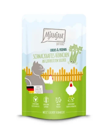 MjAMjAM - Chicks & Friends Pollo con Apio 125g