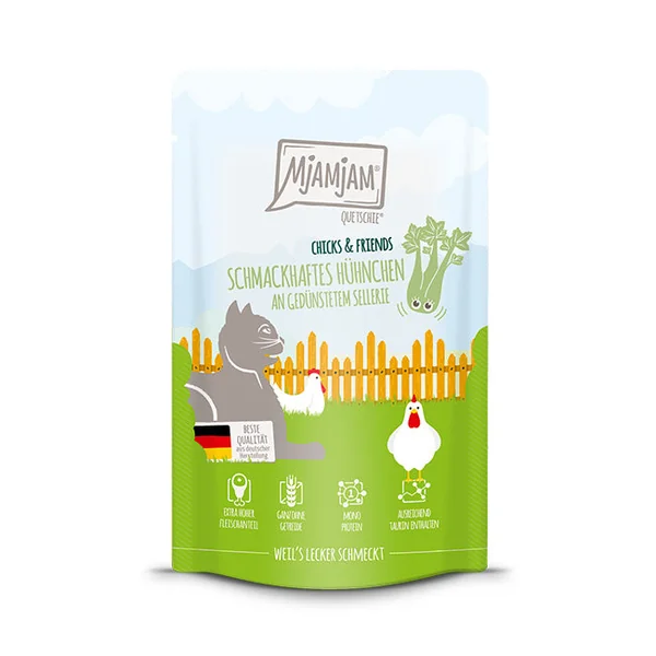 MjAMjAM - Chicks & Friends Pollo con Apio 125g