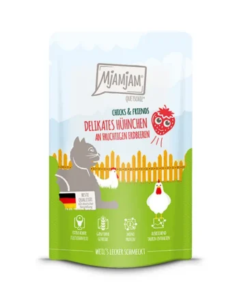 MjAMjAM - Chicks & Friends Pollo con Fresas 125g