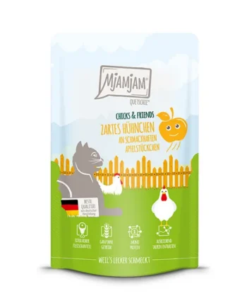MjAMjAM - Chicks & Friends Pollo con Manzana 125g