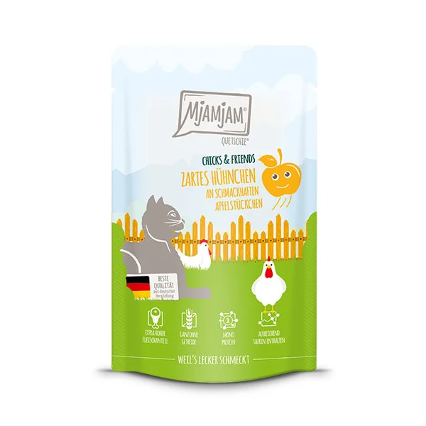 MjAMjAM - Chicks & Friends Pollo con Manzana 125g