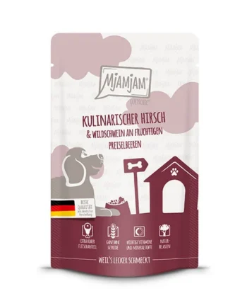 MjAMjAM - Ciervo y Jabalí culinarios con Arándanos 125g