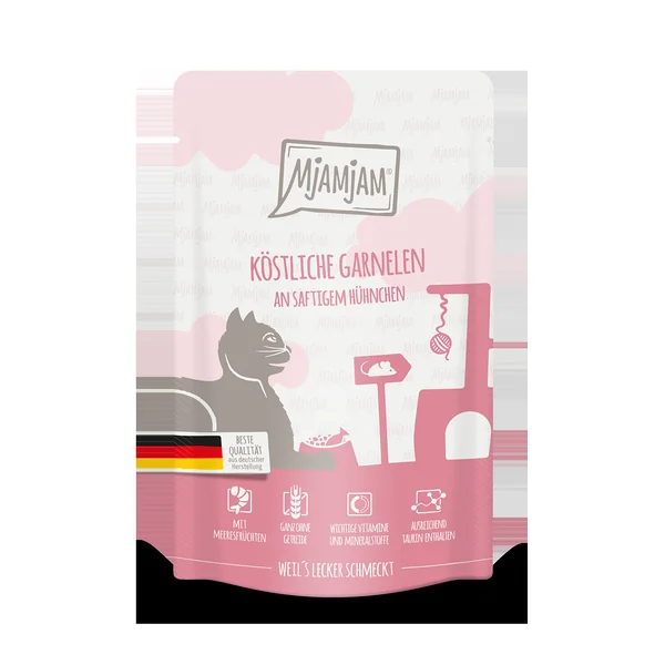 MjAMjAM - Gambas deliciosas sobre Pollo jugoso 125g