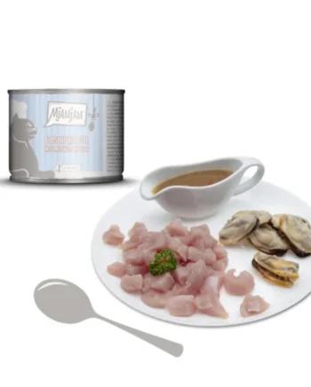MjaMjam Gato - pavo escaldada con mejillones en salsa