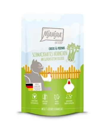 MjaMjaM Gato - Pouch Chick&Friends Pollo con apio 125gr