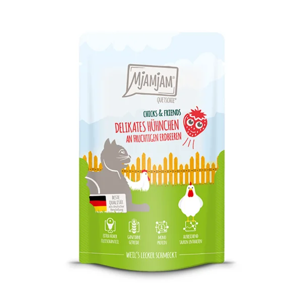 MjaMjaM Gato - Pouch Chick&Friends Pollo con fresa 125gr