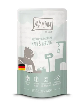 MjaMjam Gato - Pouch de ternera y arenque