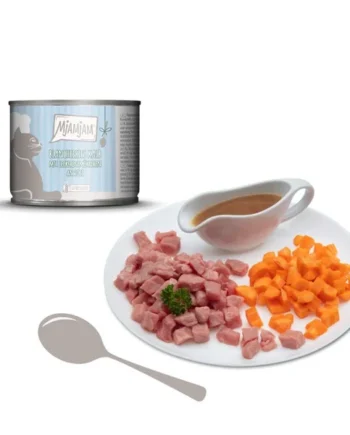 MjaMjam Gato - ternera escaldada con deliciosas zanahorias en salsa