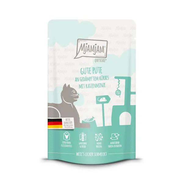 MjAMjAM - Pavo con Calabaza al vapor 125g