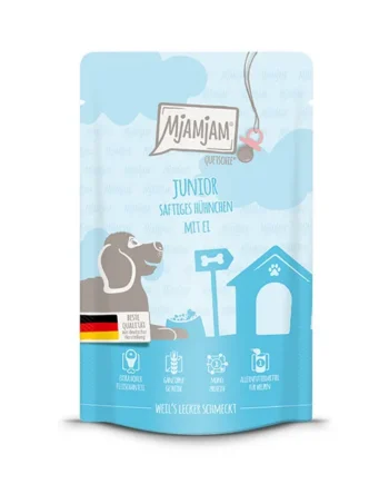 MjAMjAM - Pollo jugoso Junior con Huevo 125g