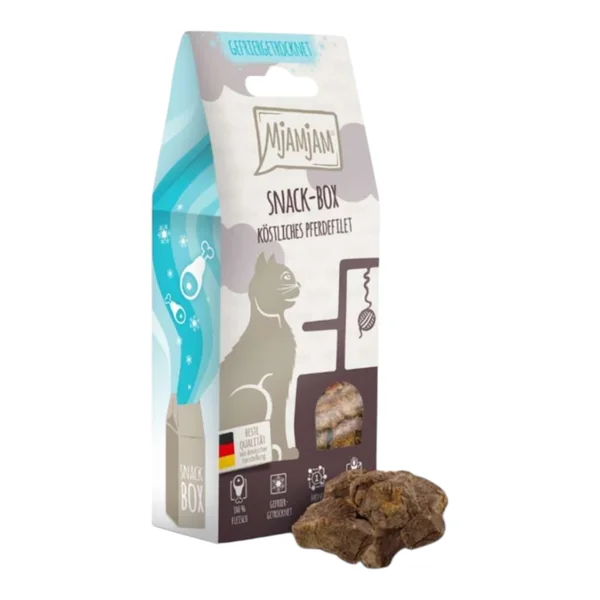 MjAMjAM Snacks Liofilizados de Caballo para Gatos