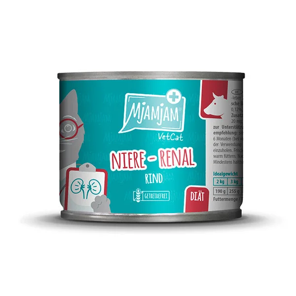 MjAMjAM VetCat - Renal (Ternera) 200g