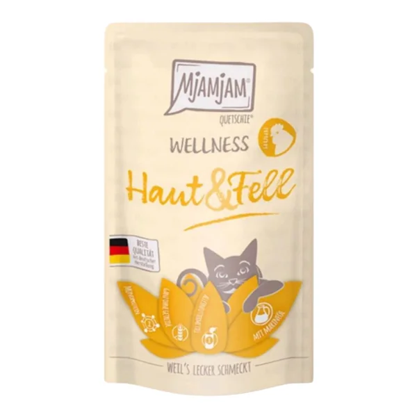 MjAMjAM Wellness Piel y Pelo para Gatos 125g