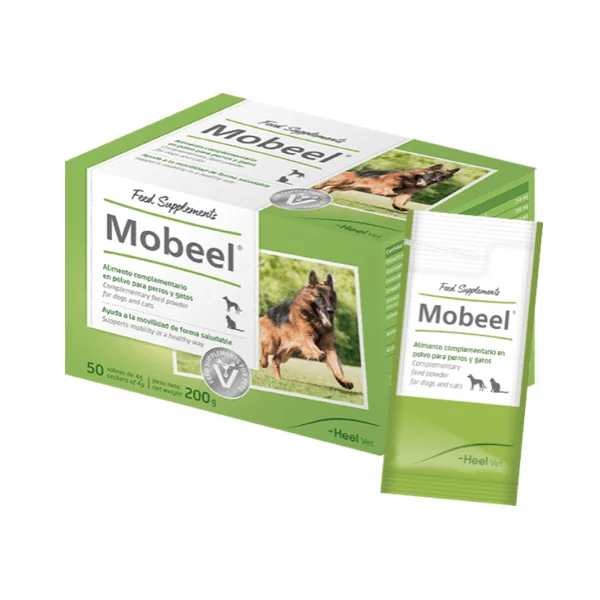 MOBEEL movilidad perros y gatos en polvo 50 sobres
