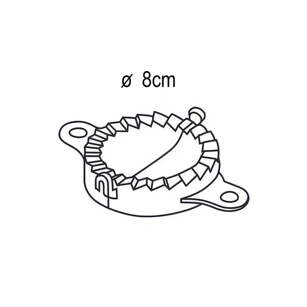 Molde para empanadilla 82 mm