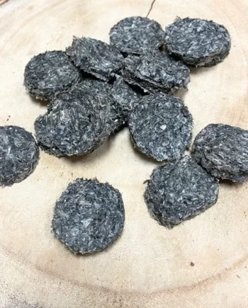 Moneditas de bacalao con arándanos