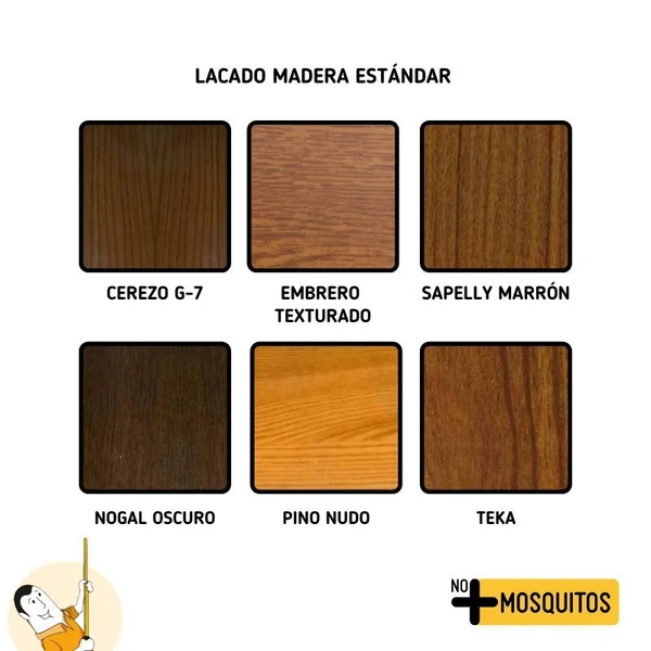 Mosquitera Enrollable a medida, cabezal 46mm con tela resistente mascotas