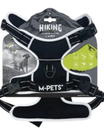 M-Pets Arnés Hiking Negro para Perros — Senderismo y Aventura