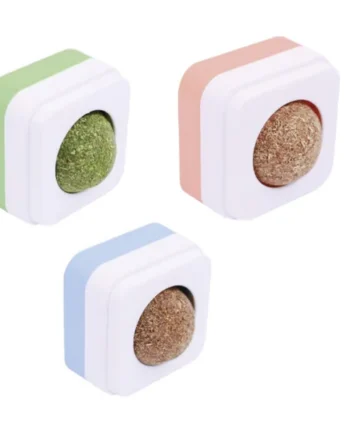 M-Pets Bolas Herball para Gatos — Juguete de Hierba Gatera Natural