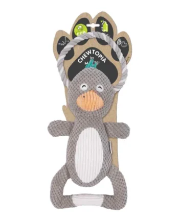 M-Pets Chewtopia ECO Patito — Peluche Sostenible para Perros