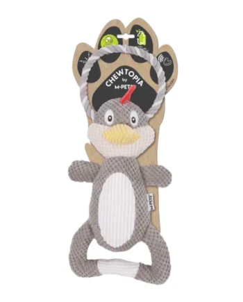 M-Pets Chewtopia ECO Peluche Gallina para Perros — Juguete Sostenible