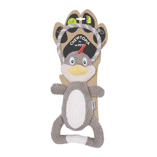 M-Pets Chewtopia ECO Peluche Gallina para Perros — Juguete Sostenible