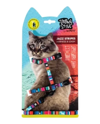 M-Pets Jazz Arnés Ajustable para Gatos — Diseño Exclusivo y Cómodo
