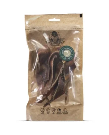 Mr Bones Oreja de Cerdo Ibérico en Tiras para Perros – Masticable Dental Natural