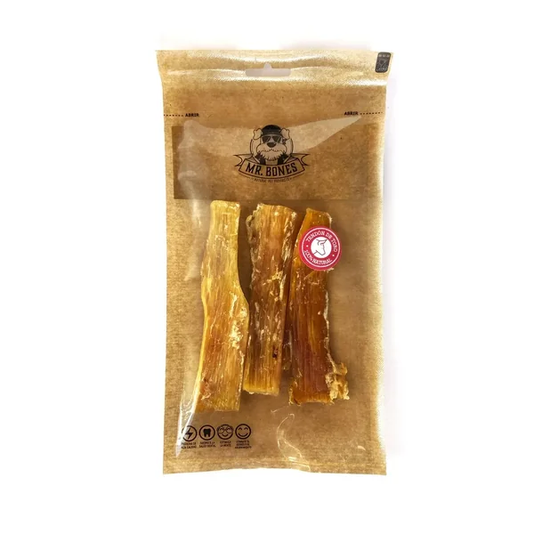 Mr Bones Tendón de toro para perros– Snack dental 100% Natural
