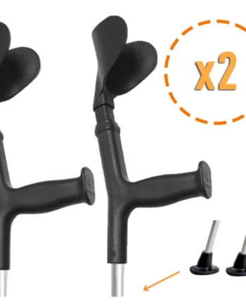 Muletas Regulables con Conteras Anchas