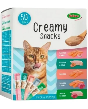 Multipack Bubi Creamy Snacks 50 Unidades para Gatos — Variedad