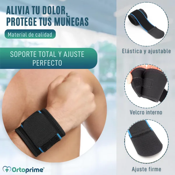 Muñequera Deportiva Ajustable Muñequera Tendinitis Ortopédica
