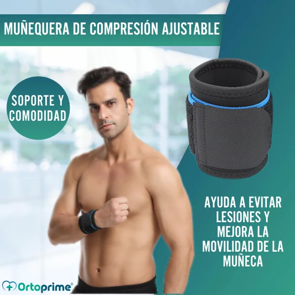 Muñequera Deportiva Ajustable Muñequera Tendinitis Ortopédica