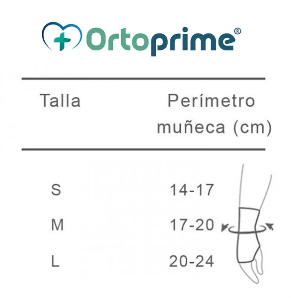 Muñequera Metacarpiana Elástica | Tres Tallas
